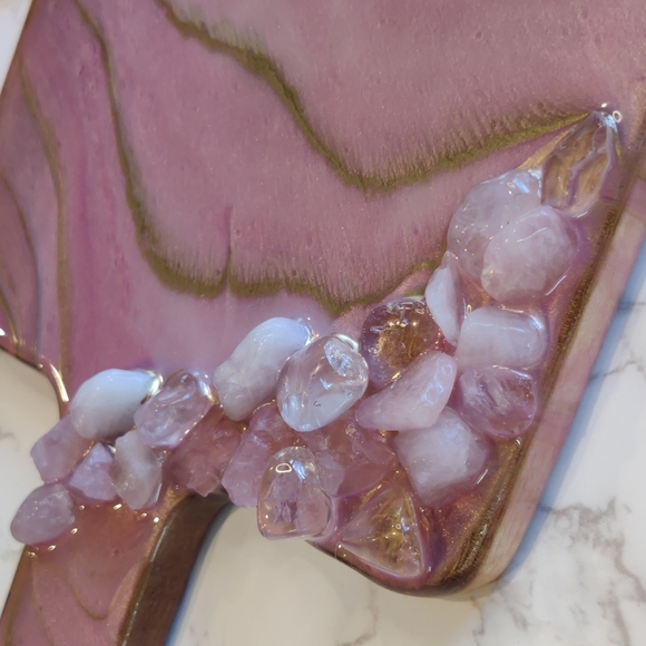 Resin Acacia Wood Charcuterie/Cheese Board - Picture 7 of 7